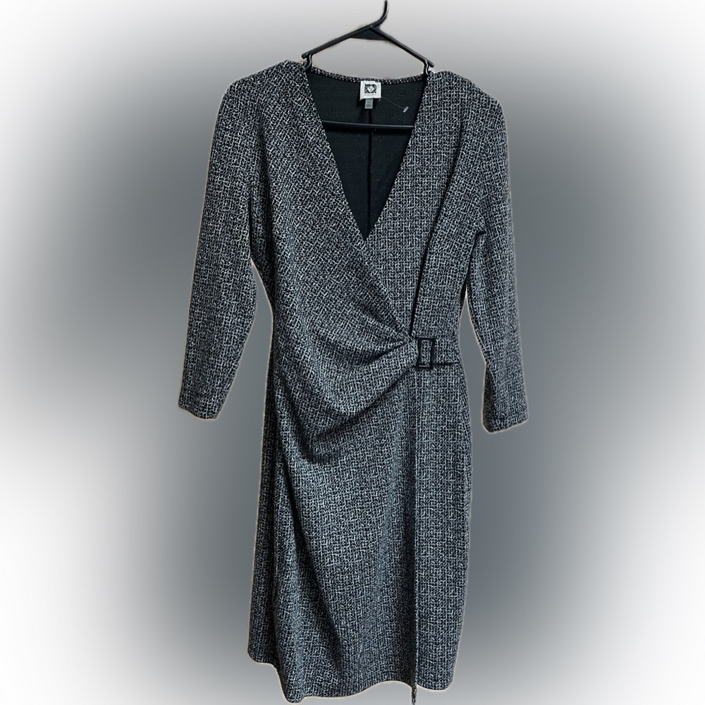 NWT Anne Klein Faux Wrap Dress